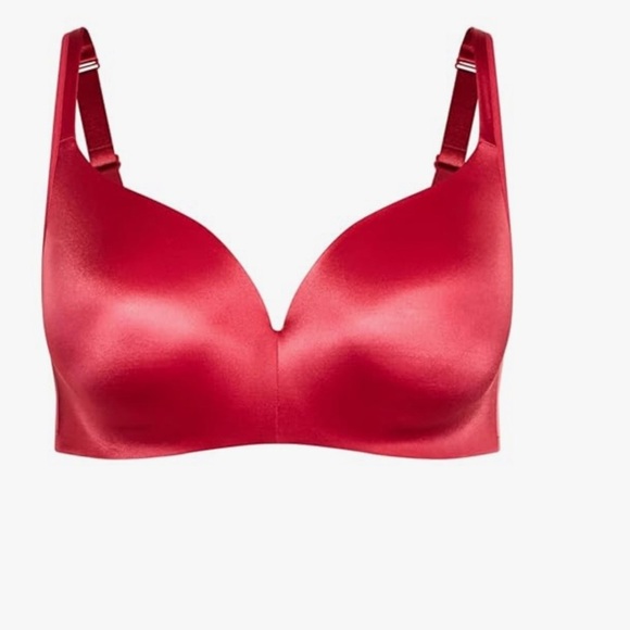 Avenue Woman's Plus-Size Knitted Laced Red Underwire Bra Sz 36DDD - Picture 11 of 12